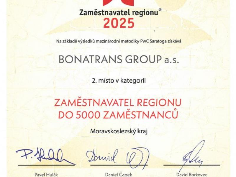 News - 2nd place in the Employer of the Year 2025 competition in the Region